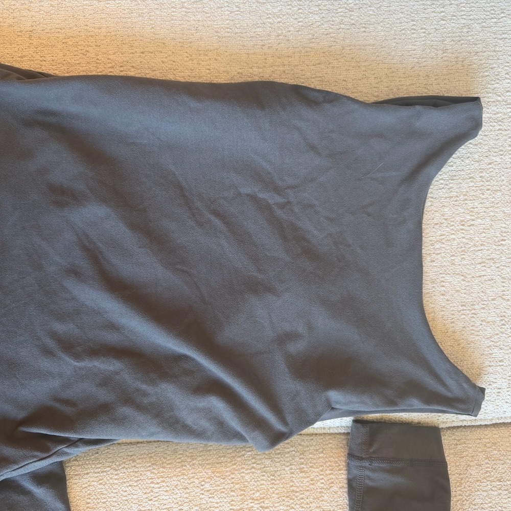 Set Active Charcoal Gray Lightweight Leggings - image 3